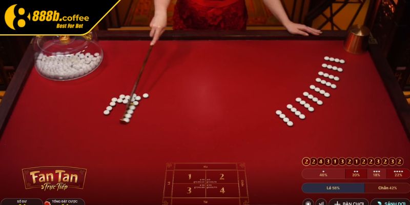 Cửa cược Fantan được ưa chuộng tại 888B