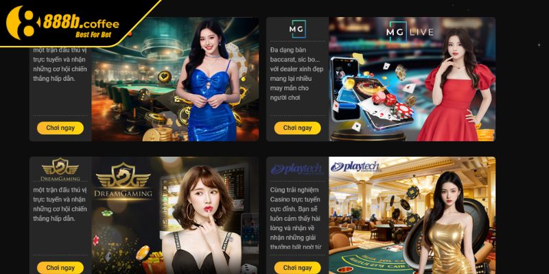 Cách tham gia MG Live 888B chơi Casino