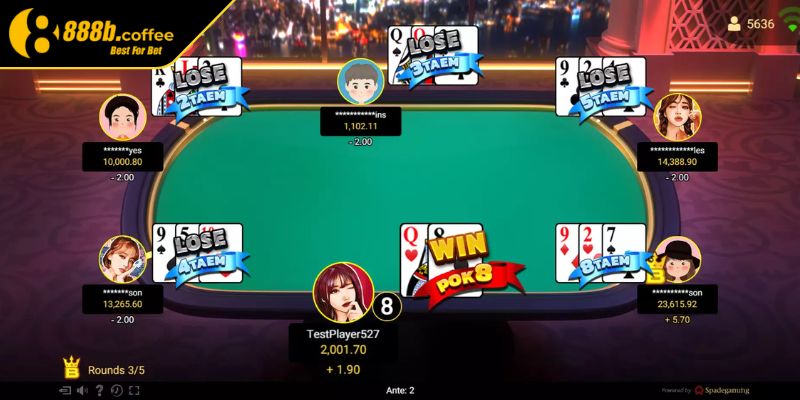 Cập nhật quy luật chơi PokDeng tại nhà cái 888B