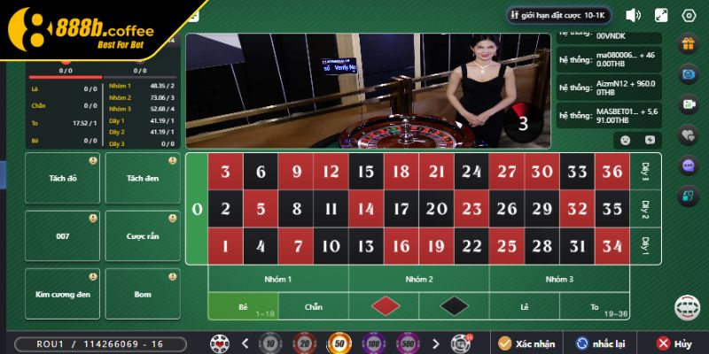 WG Casino 888B - Trải Nghiệm Game Trực Tuyến Đỉnh Cao 3 Trải nghiệm Roulette trực tuyến